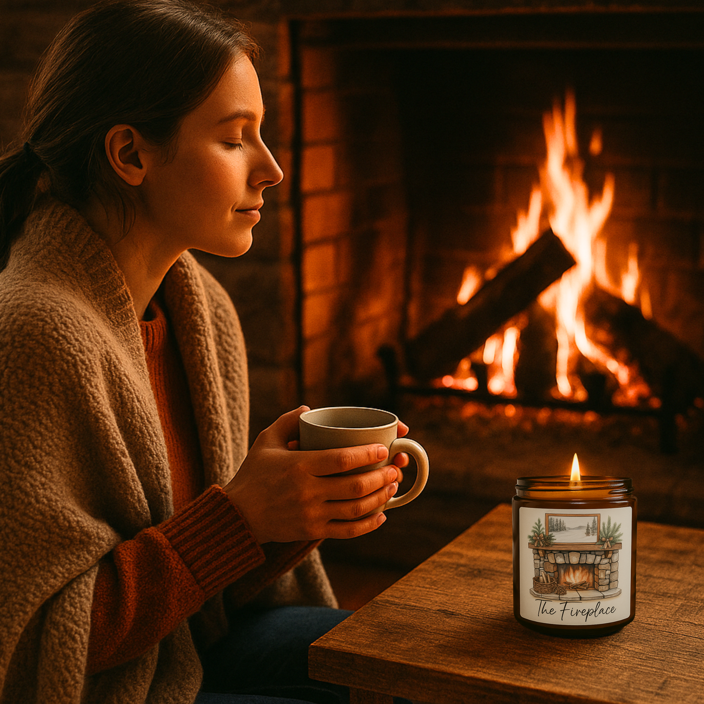 The Fireplace Candle