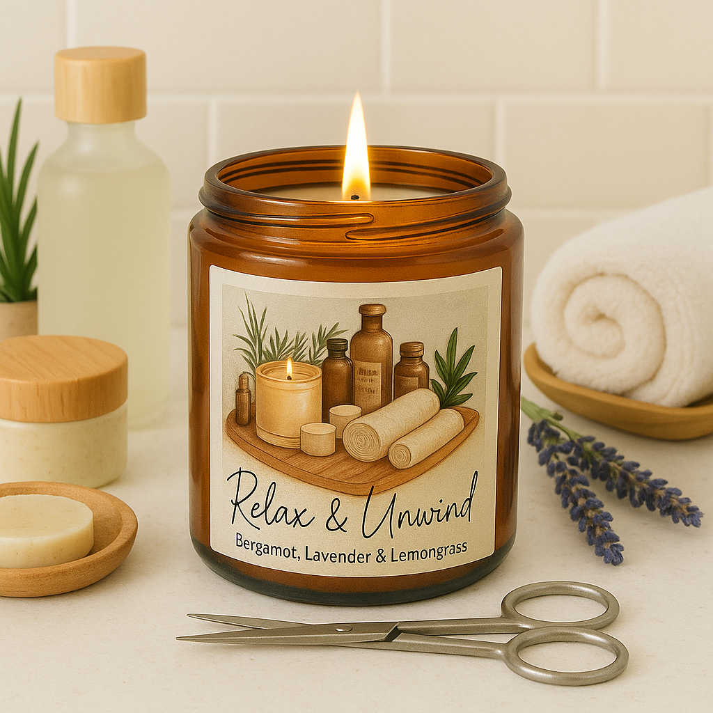 Relax & Unwind Wellness Candle