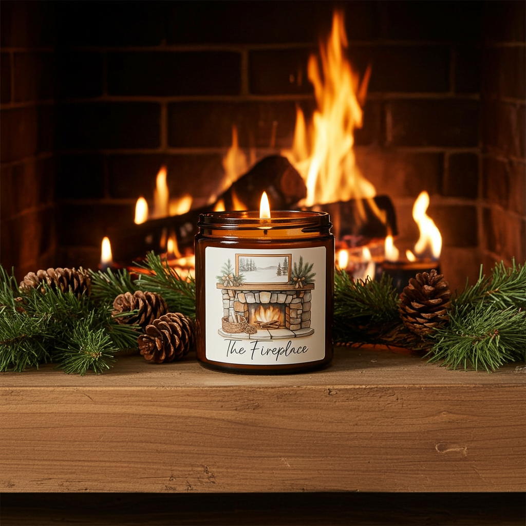 The Fireplace Candle