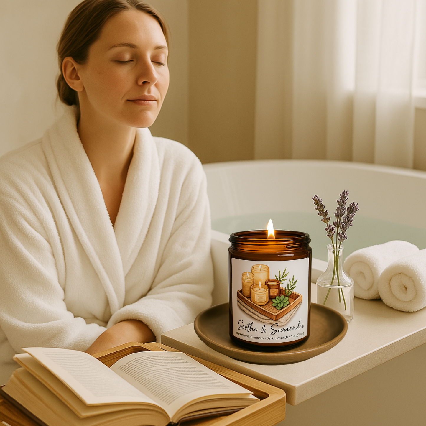 Soothe & Surrender Wellness Candle