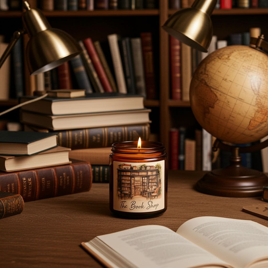 The Book Shop Candle